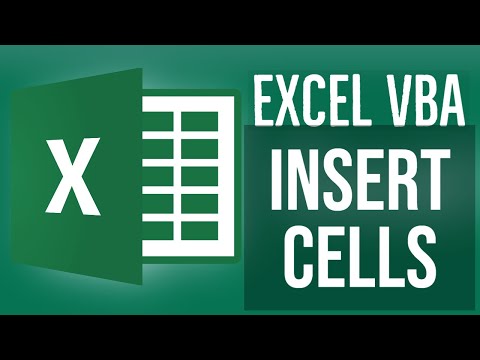 Excel VBA Tutorial for Beginners 19 VBA Insert Cells in MS Excel