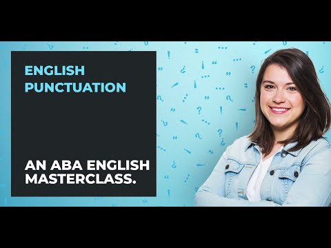 How to Use English Punctuation | A Guide