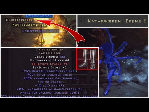 Kriegsreisender Kampfstiefel Farming Guide DEUTSCH - Diablo 2 Resurrected