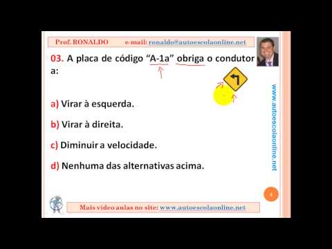 Lesson 39: Traffic Signs - Traffic Legislation for the DETRAN Simulated Exam