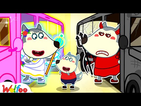 Good Mommy vs. Strict Mommy 😱 Who Wins Wolfoo’s Heart? Funny Kids Stories About Wolfoo Family