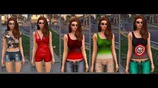 SIMS V RETEX new clothes face sims 4