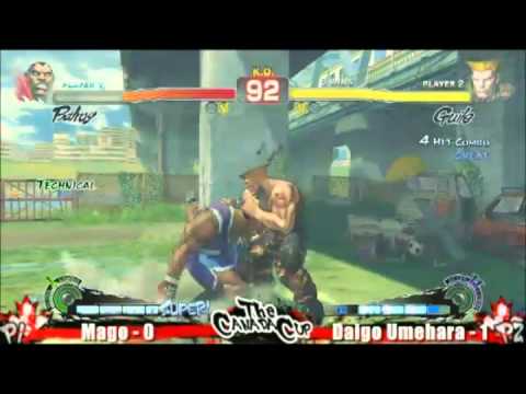 SSF4 Canada Cup Grand Finals Mago(Boxer-Fei) vs Daigo (Guile)