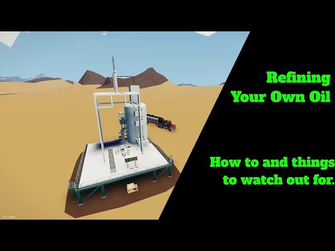 Refining your own oil - How to and things to watch out for.