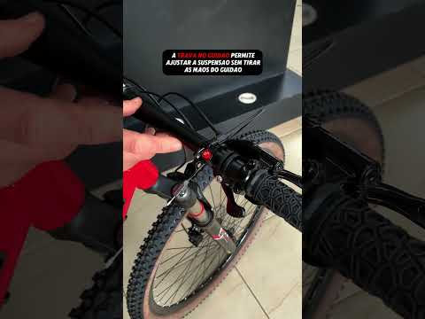 Entenda a diferença entre a suspensão com trava no ombro e trava no guidão 🚴‍♂️