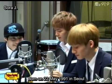 [ENG SUB] 130829 EXO Members' Profiles @ Shinyoung Radio