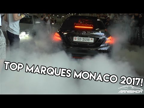 TOP MARQUES MONACO 2017 - CRAZY BURNOUTS AND HYPERCARS!