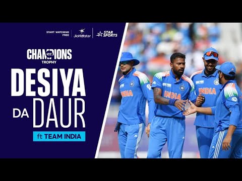 Desiya Da Daur hai, Team India tayyar hai! | #INDvNZ #ChampionsTrophyOnJiostar SUN, 2 MAR, 1:30 PM