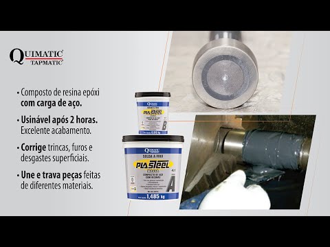 Vídeo: Plasteel Massa 4:1