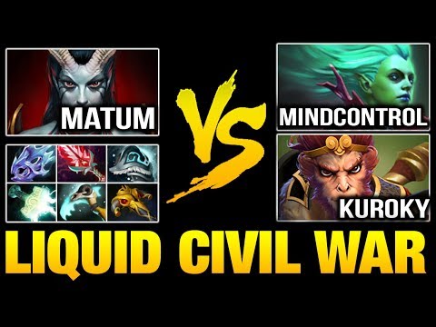 Team Liquid Civil War - Matumbaman VS MinD_ContRoL KuroKy Dota 2