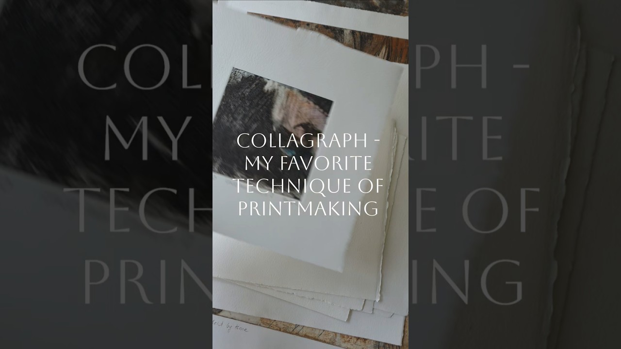 Collagraph is My Favorite Printmaking Technique