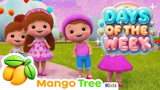 Seven Days (with lyrics) | Mangotree Kids Nursery Rhymes &amp; Kids Songs | Mangotree