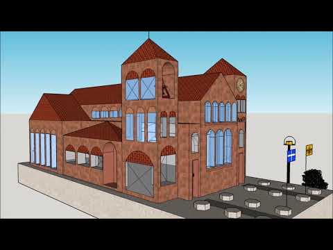 ScetchUp - Igreja Agios Dimitrios em Salónica