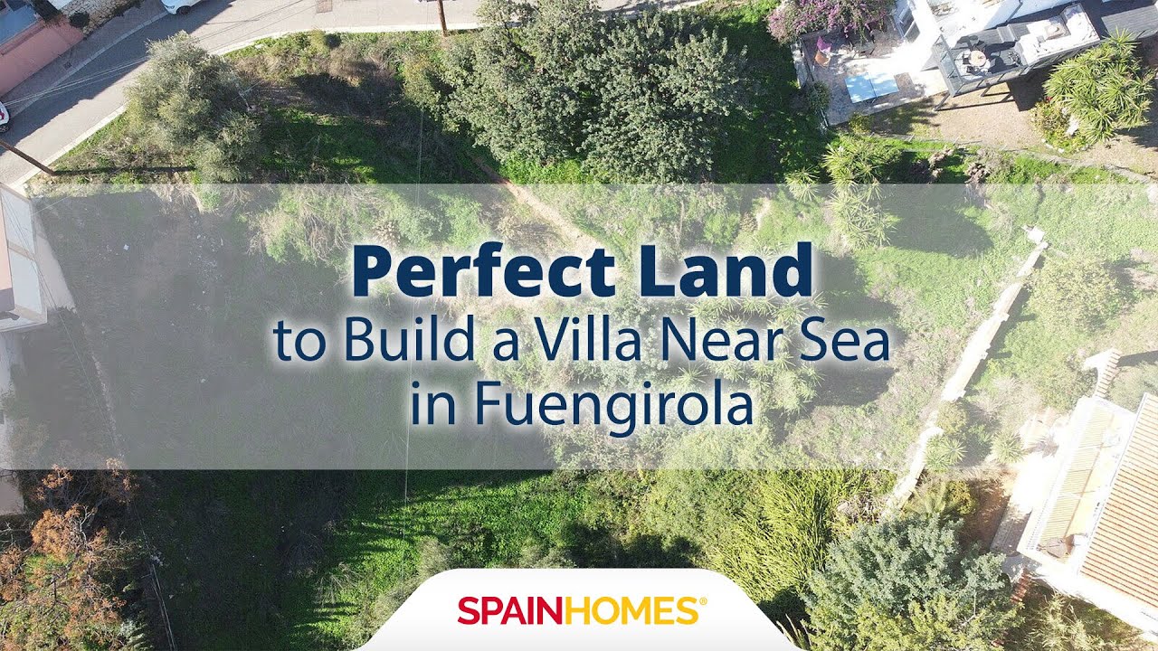 Perfect Land to Build a Villa Near Sea in Fuengirola