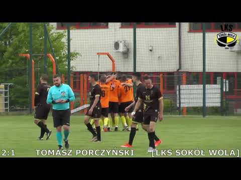 KLASA A: SOKÓŁ WOLA - Ogrodnik Cielmice 3:1 [Bramki]