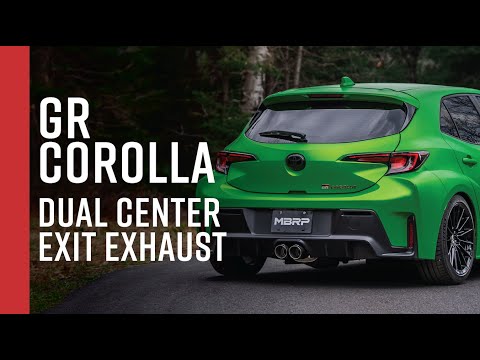 2023+ Toyota GR Corolla // MBRP 3" Cat-Back, Dual Center Exit Exhaust