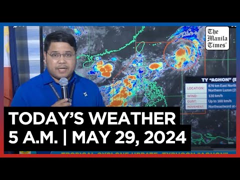 Today's Weather, 5 A.M. May 29, 2024