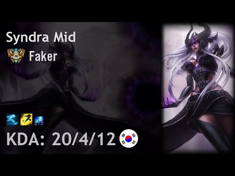 Syndra Mid vs Ekko - Faker - KR Challenger Patch 7.11