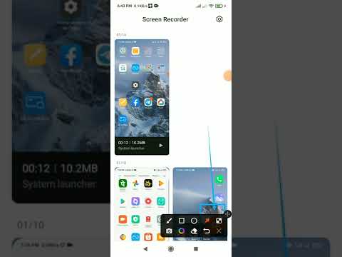 how to screen recording with sound in in  mi 11 lite  kaise kare sound ke sath