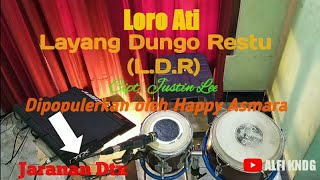 Download lagu HAPPY ASMARA - LAYANG DUNGO RESTU (LDR) || Koplo Jaranan(Cover Kendang) mp3