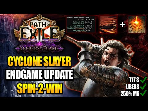 [PoE 3.27] Cyclone Slayer MELTS Endgame - Full In Depth Guide - PoB & Moba Planner - Path of Exile