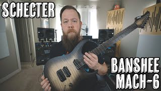 Video thumbnail for Schecter Banshee Mach-6 - Demo by Riffs, Beards & Gear