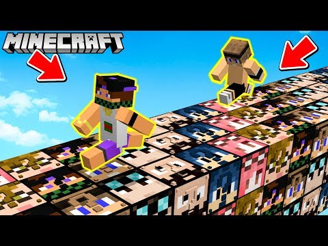 CORSA dei LUCKYBLOCK degli YOUTUBER FAMOSI !! - Minecraft ITA