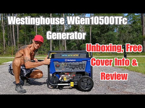 Westinghouse 13500 Peak Watt Tri-Fuel Home Backup Portable Generator, Remote Electric Start, Transfer Switch Ready, Gas, Propane, and Natural Gas Powered video review thumbnail