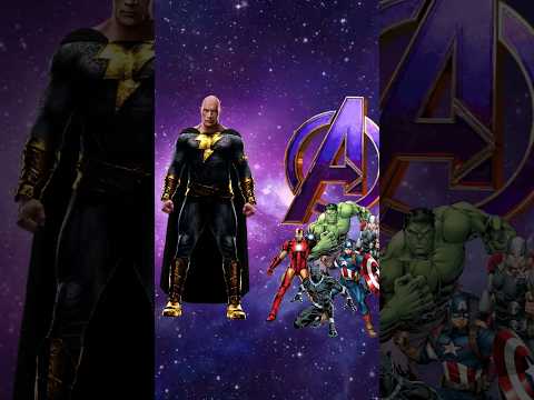 Black adam vs Avengers#marvel#dc#black adam