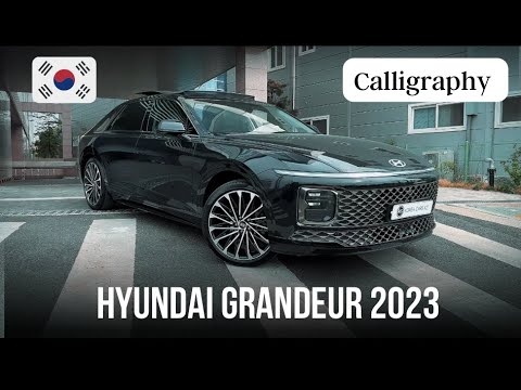 Hyundai Grandeur 2023года. Calligraphy. Процесс выкупа в Южной Корее.