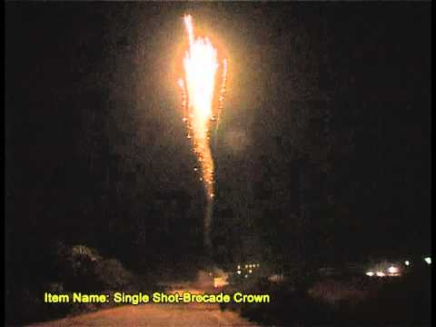 Single Shot Brocade Crown