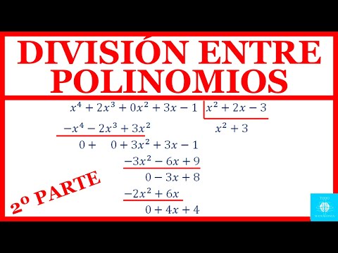 DIVISIÓN entre POLINOMIOS (DIVISIÓN de EXPRESIONES ALGEBRAICAS) [FÁCIL DE ENTENDER] PARTE 2