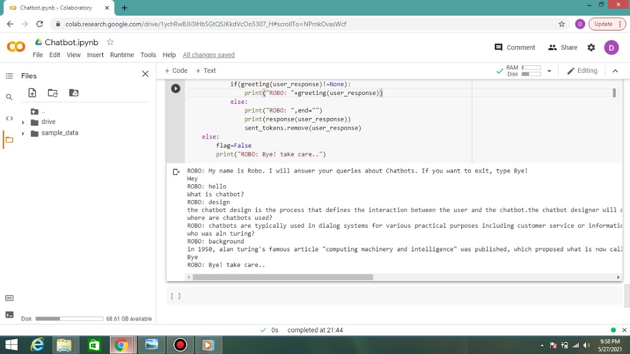 Build a Simple Python Chatbot using NLTK