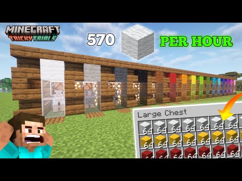 Minecraft Best Wool Farm 1.21.8 (Easy And Simple) for java and bedrock