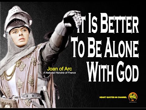 It is Better to be Alone with God, Heart Quotes 96 Channel