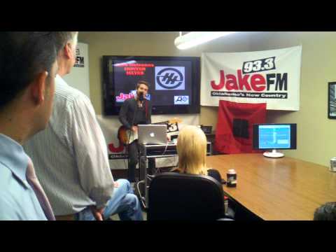 Hunter Hayes at Tyler Media, Jake FM 93.3, Oklahoma City
