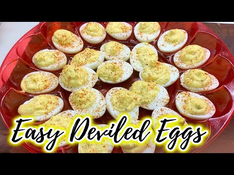 Delicious, But Simple DEVILED EGGS/ Step By Step/ Your Guests Is Gonna LOVE This!