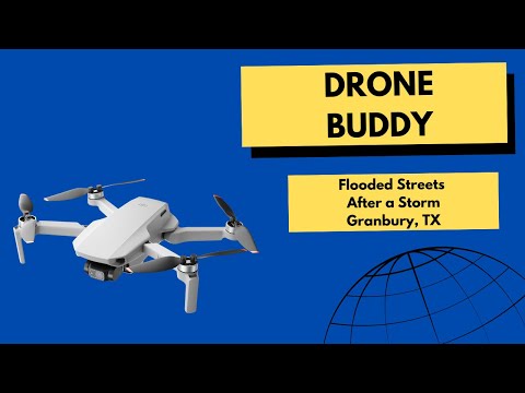 Granbury, TX - Flooded streets in the neighborhood of Doyle St, Heather Dr, Elizabeth Dr