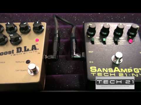 Tech 21 SansAmp GT2 Guitar Preamp Pedal | Classic Amp Modeling Tones