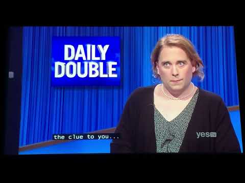 Double Jeopardy, Amy Schneider DAY 34 - 2nd Daily Double (1/17/22)