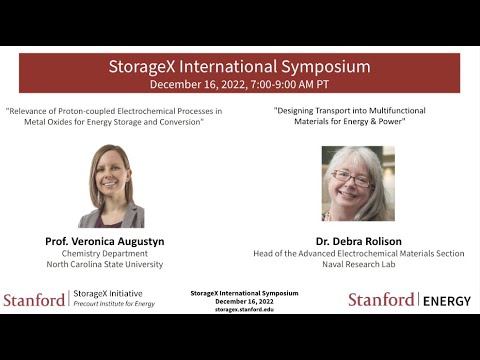 Augustyn,Rolison | Proton-coupled Electrochemical Processes & Designing Transport for Energy & Power