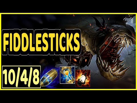 FIDDLESTICKS VS GRAVES - 10/4/8 KDA JUNGLE GAMEPLAY