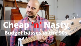 Video thumbnail for Cheap 'n' Nasty.🙈  Budget basses of the 90s! 🙉 by Bass Advisor