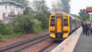 preview picture of video 'Sprinters & Earlseat Coal Train At Alloa Station On 5/6/13'