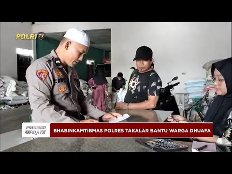 PRESISI UPDATE : BHABINKAMTIBMAS POLRES TAKALAR BANTU WARGA DHUAFA 01/06/2025 (20.00)