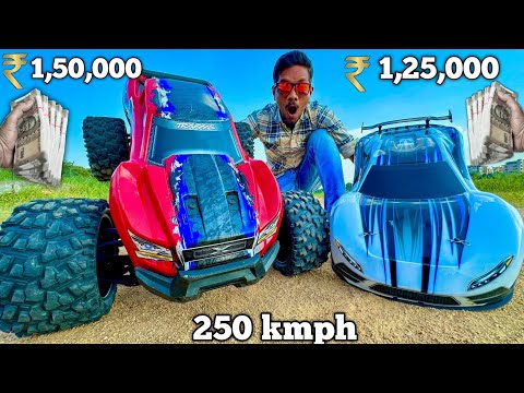 RC Traxxas XO-1 Vs Upgraded Traxxas Xmaxx Fight - Chatpat toy tv