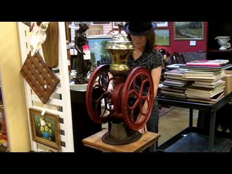 Antique coffee grinder from our antiques mall at Gannon's Antiques & Art