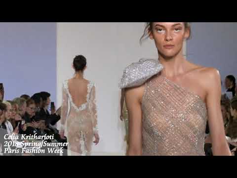 Celia Kritharioti 2018 S/S fashion show 【巴黎時裝週】