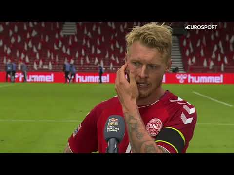 Interview Simon Kjær after Denmark - Belgium on September 5, 2020