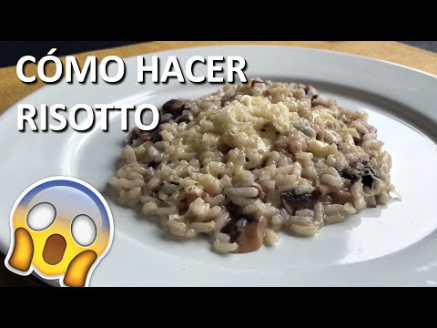 Cómo Hacer Risotto Con Champiñones Casero y Muy Fácil #risotto #cocinaitaliana #comidaitaliana